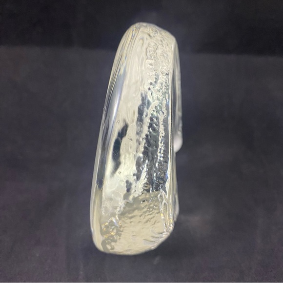 Lead Crystal Bunny Rabbit Paperweight Zajecar Yugoslavia - Picture 2 of 8